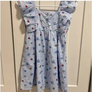 Janie & Janie Floral Ruffle Sleeve Dress